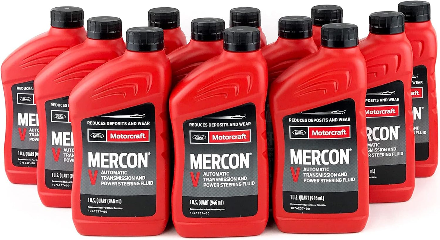 MOTORCRAFT MERCON V TRANSMISSION FLUID 12/1 QTS