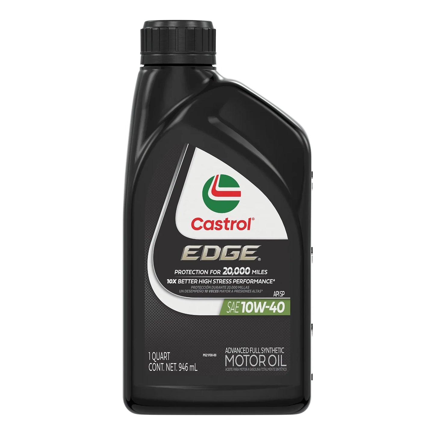 CASTROL EDGE 10W40 6/1 QTS