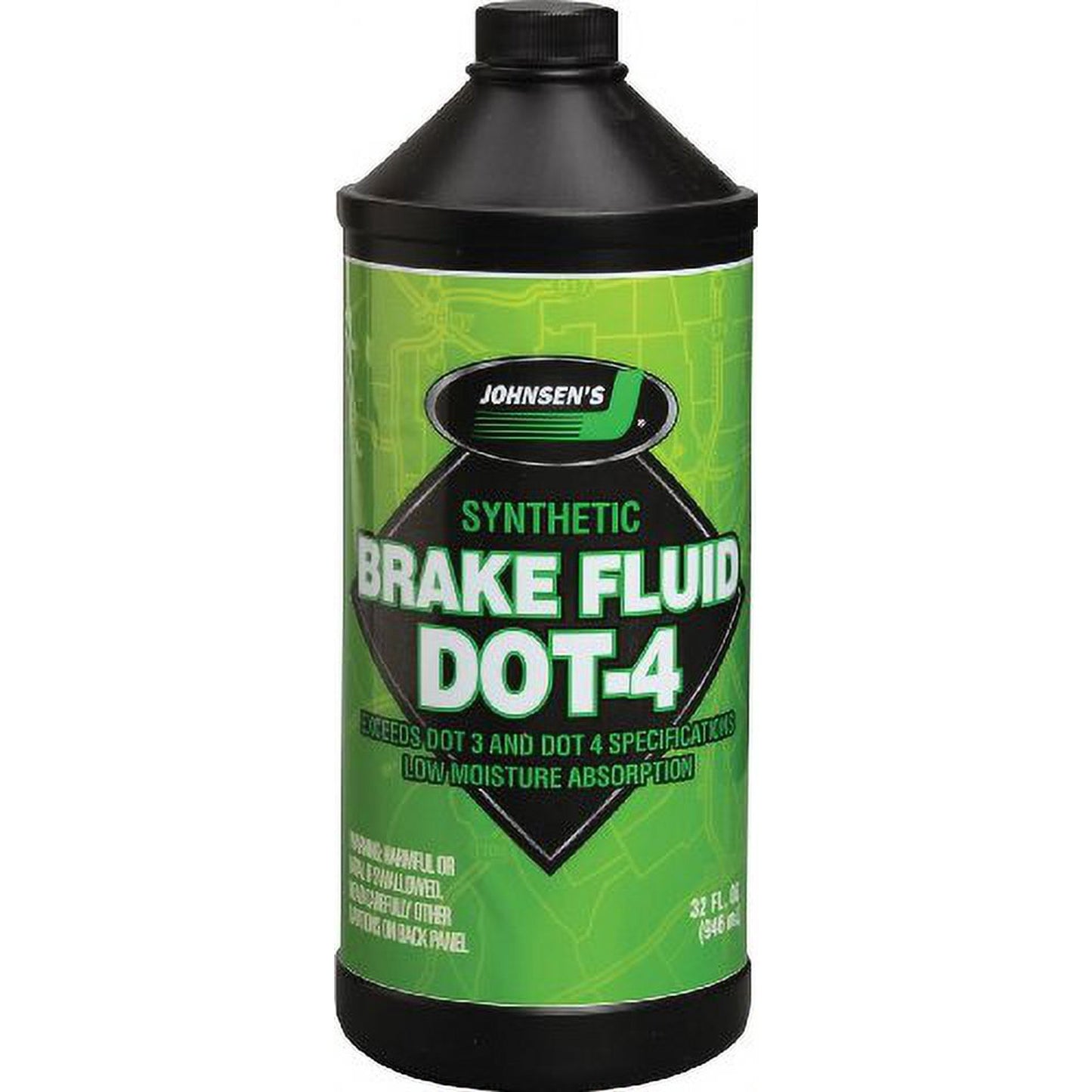 JOHNSENS BREAK FLUID DOT 4 12/1 QTS