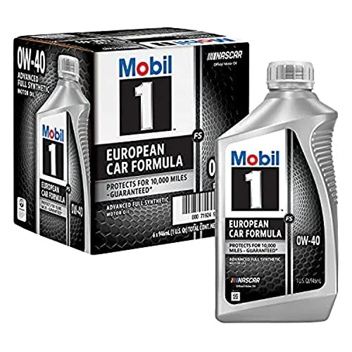 MOBIL 1 FS EURO 0W40 MOTOR OIL 6/1 QTS