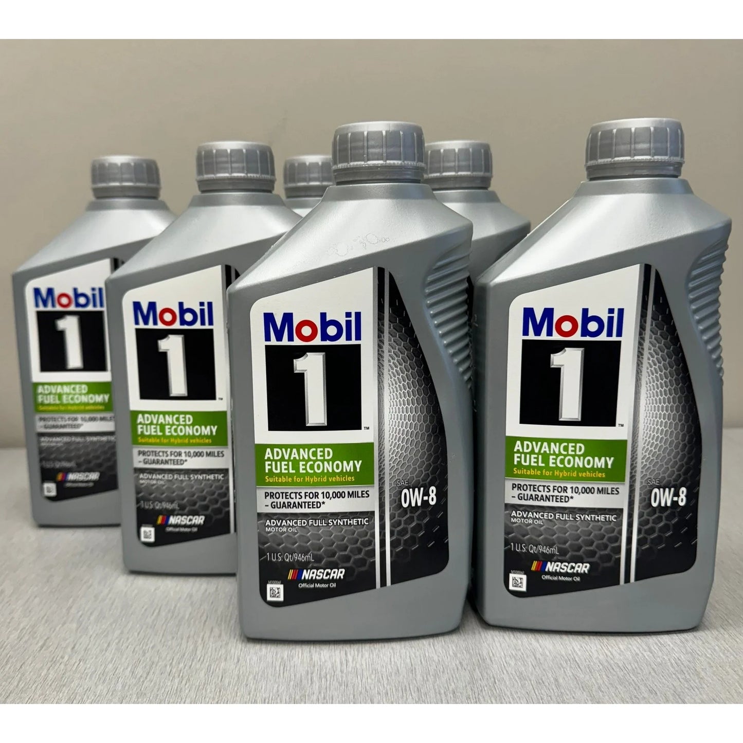 MOBIL 1 ADVANCE FUEL ECONOMY FULL SYN 0W8 MOTOR OIL 6/1 QTS