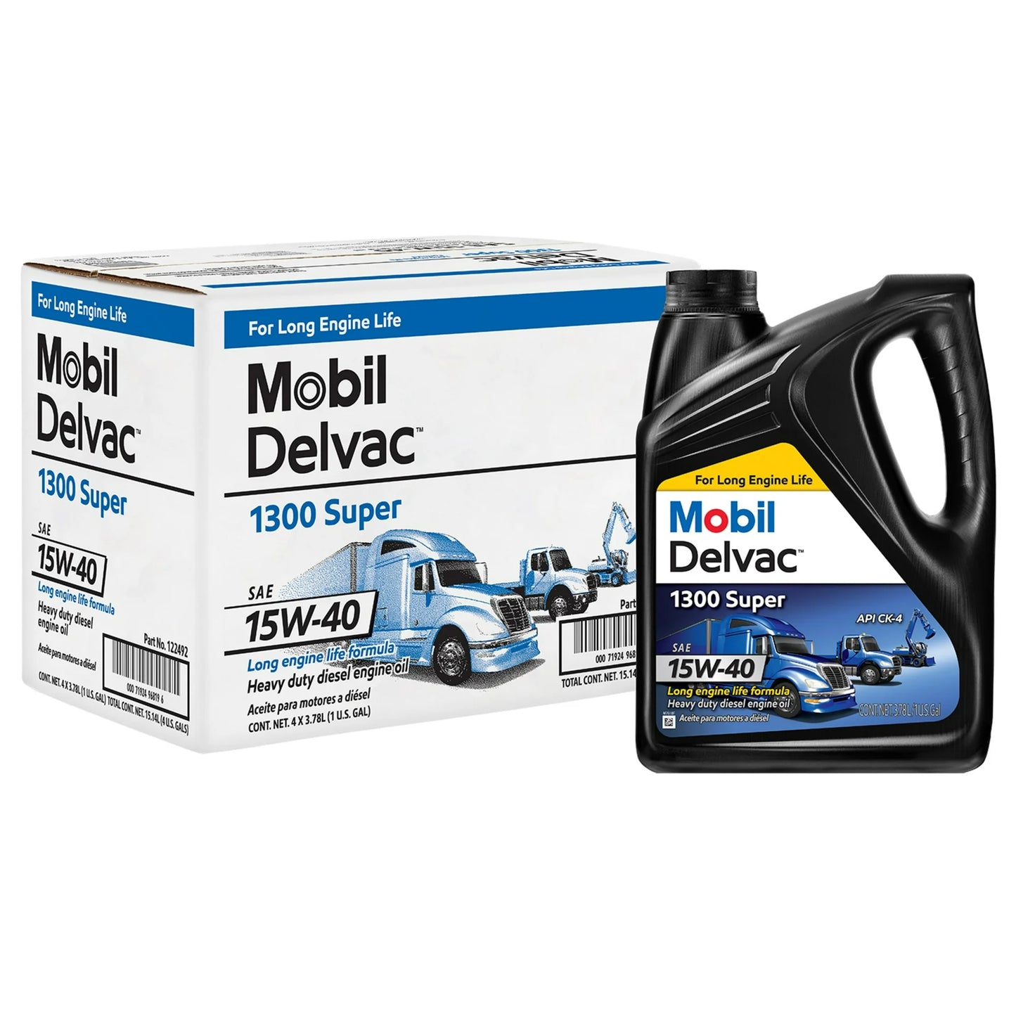 MOBIL DELVAC 15W40 4/1 GALLON