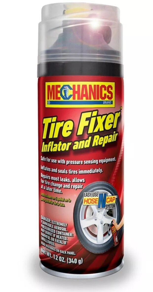 MIROSOL MECHANICS TIRE INFLATOR HOSE N CAP - 15 OZ