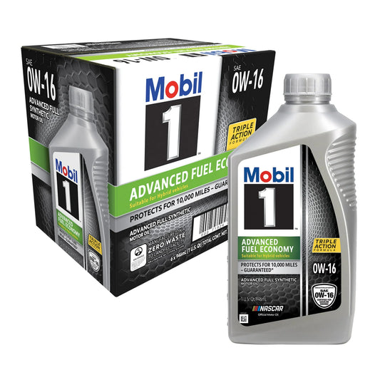 MOBIL 1 ADVANCE FUEL ECONOMY 0W16 MOTOR OIL 6/1 QTS