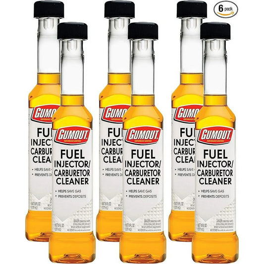 Gumout 510021W-6PK Fuel Injector & Carburetor Cleaner, 6 oz. (Pack of 6)