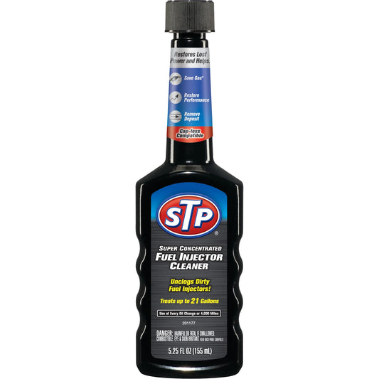 STP SUPER CONCENTRATED FUEL INJECTOR CLEANER - 5.25 OZ 12/1