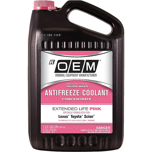 ROCACHEM OEM ASIAN PINK CONCENTRATE ANTIFREEZE 4/1 GALLON