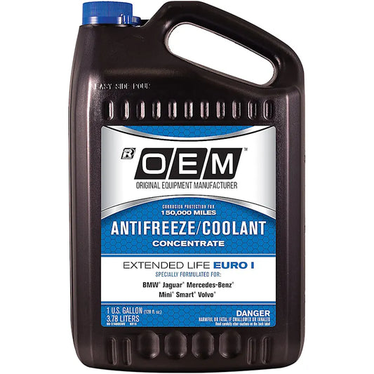 RECOCHEM OEM EURO 1 BLUE CONCENTRATE ANTIFREEZE 4/1 GALLON